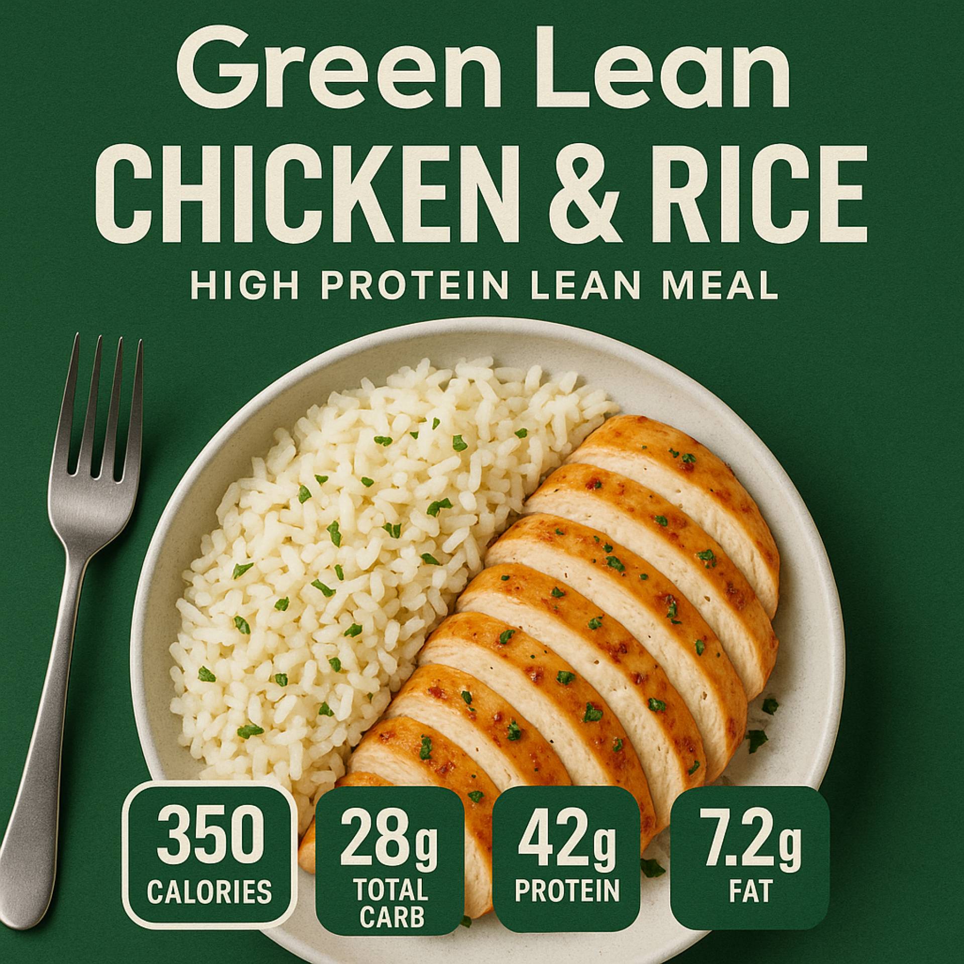 Diced Chicken & Rice (GreenLean Range)