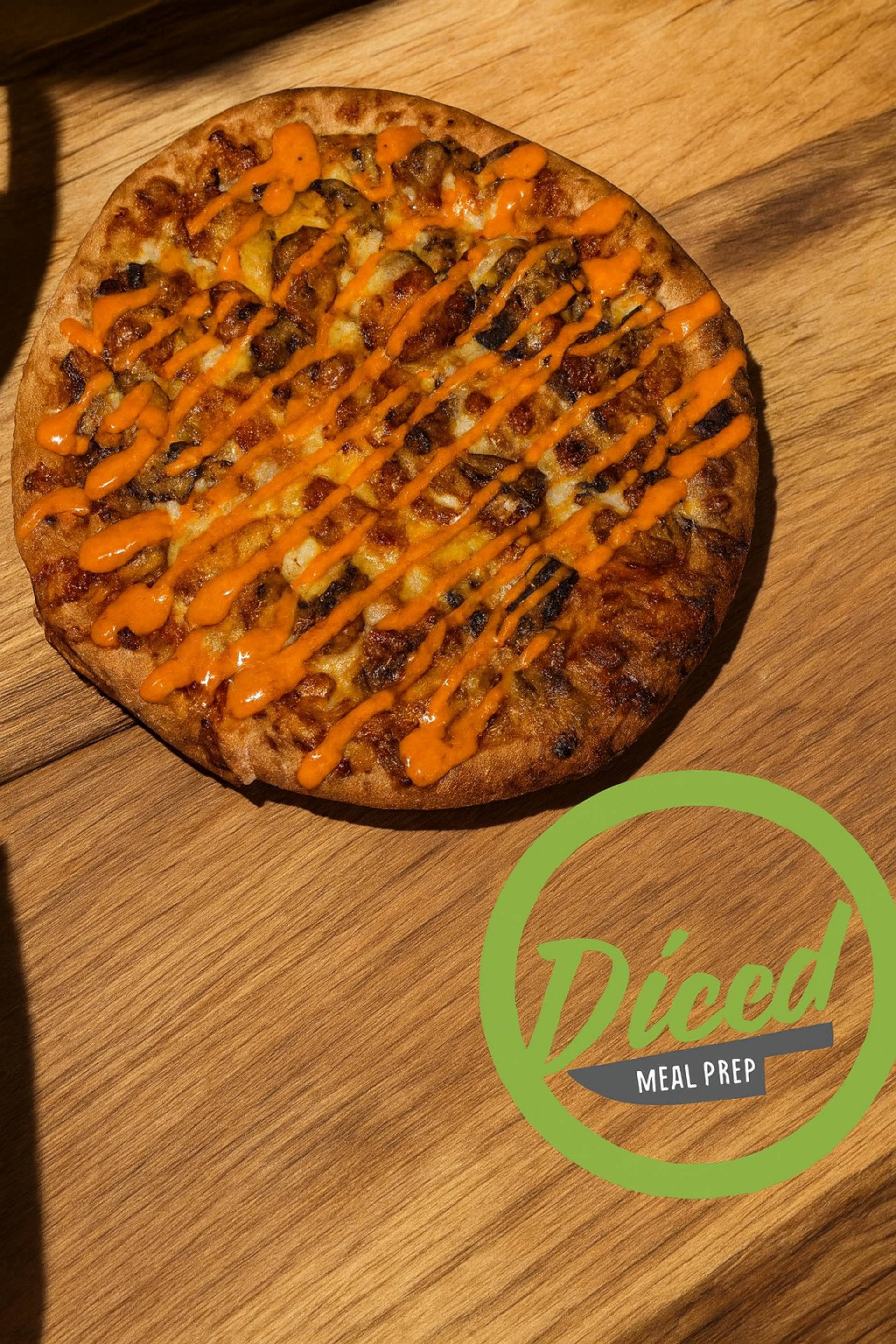 The Diced Cheeky Chicken Protein Pizza