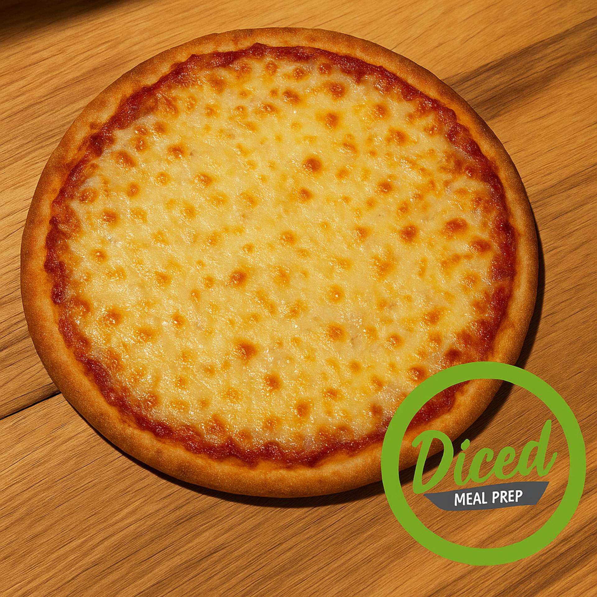 The Diced Cheese Trio Protein Pizza