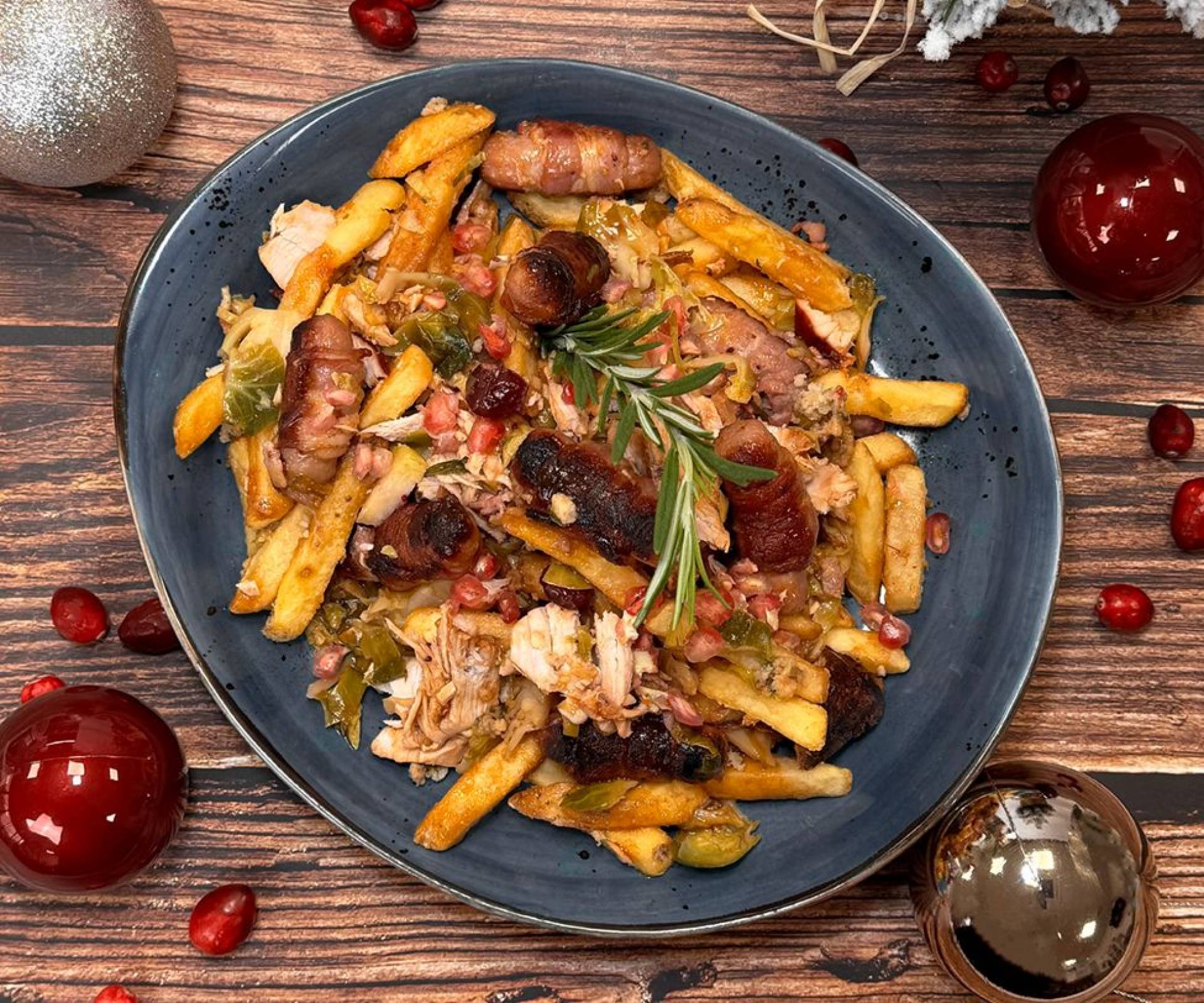 Dirty Christmas Dinner Wedges