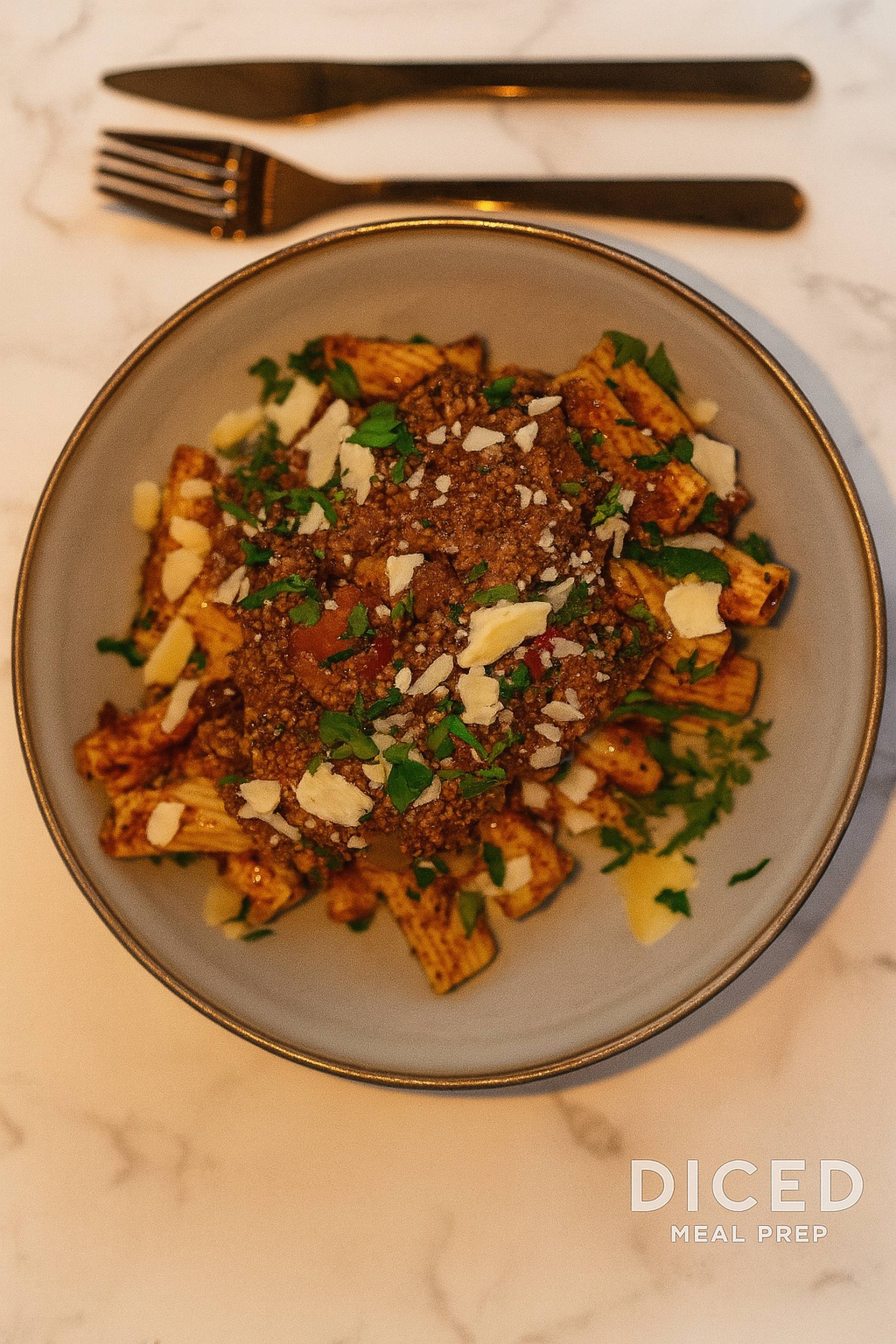 Rigatoni Bolognese