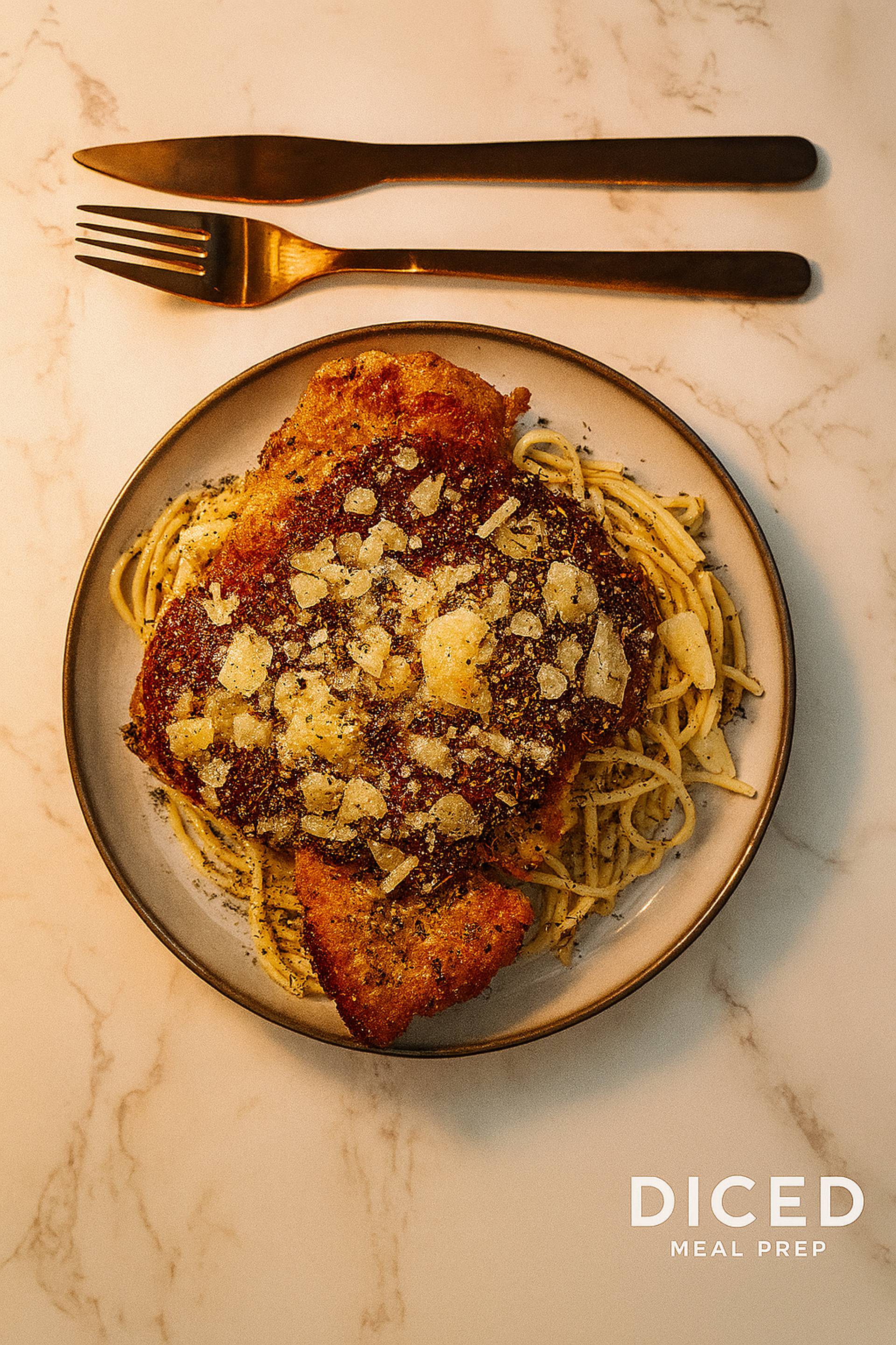 Diced Chicken Parm