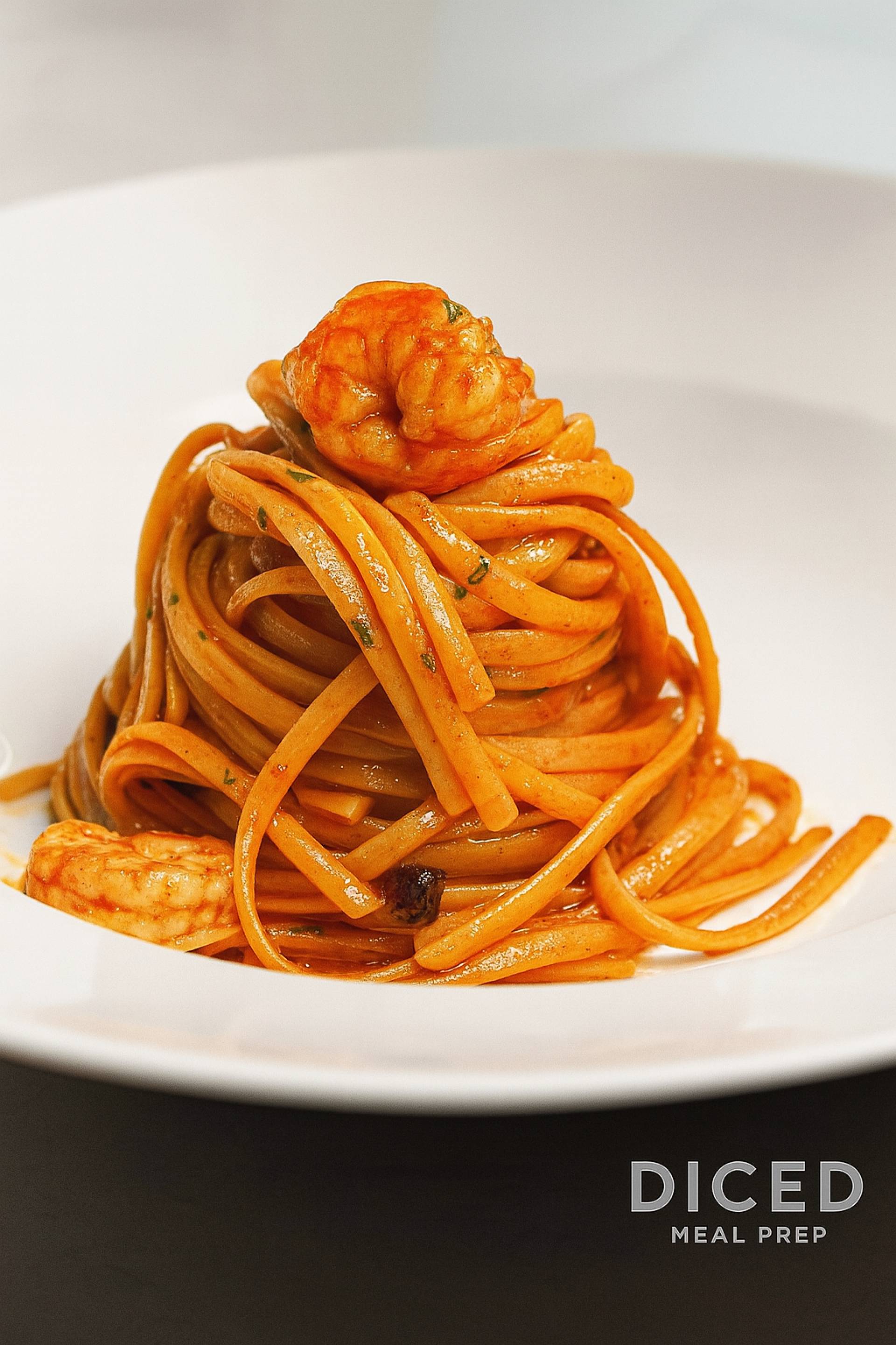 King Prawn & Chorizo Linguine