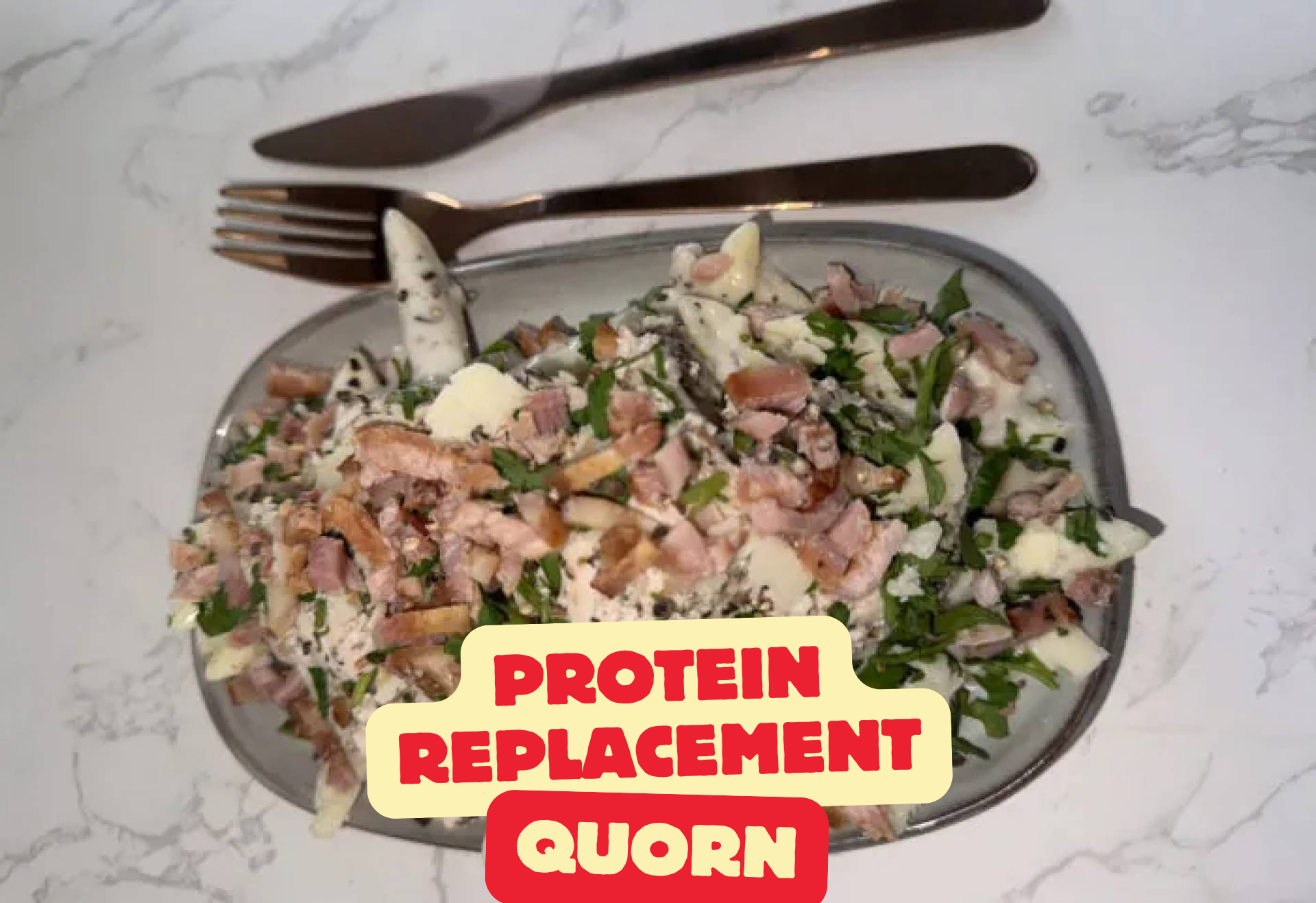 Chicken and Bacon Penne Alfredo (Quorn)