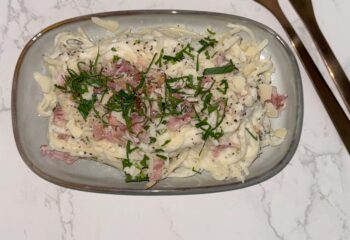 Protein Spaghetti Carbonara