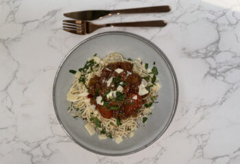 Protein Spaghetti Bolognese