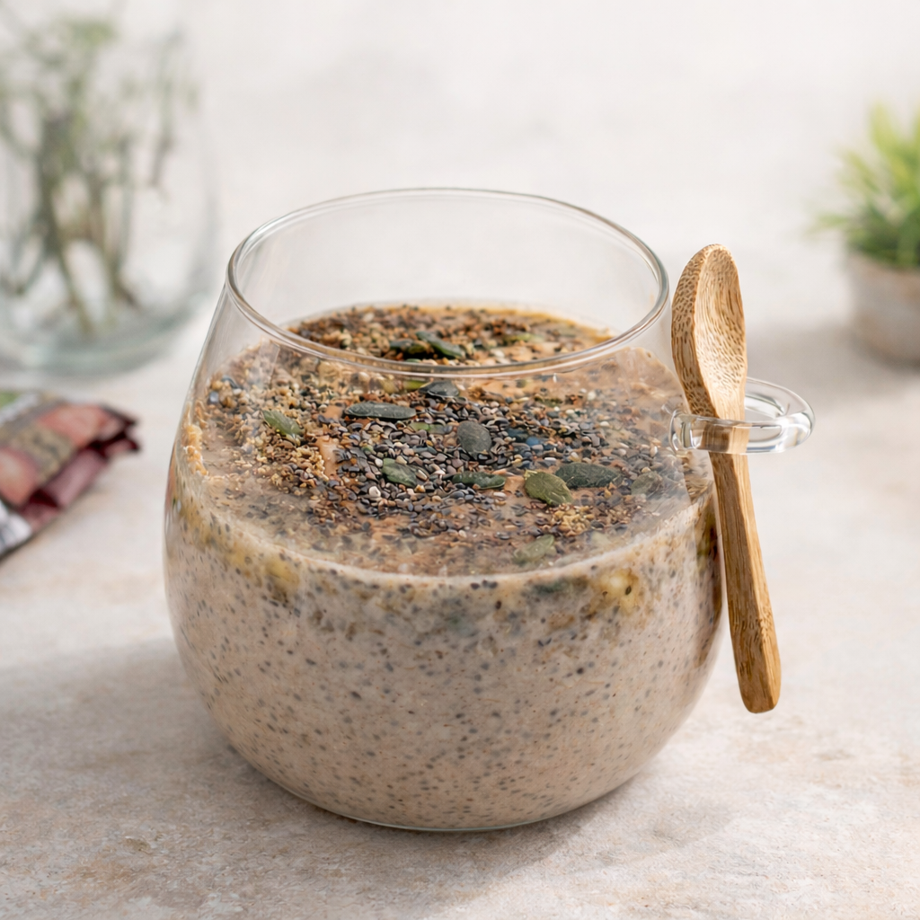 Banana, Chocolate & Peanut Butter (Pr'Oats)