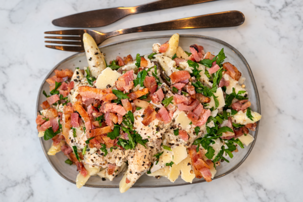 Chicken & Bacon Penne Alfredo