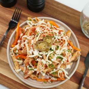 Creamy Chicken Fajita Pasta