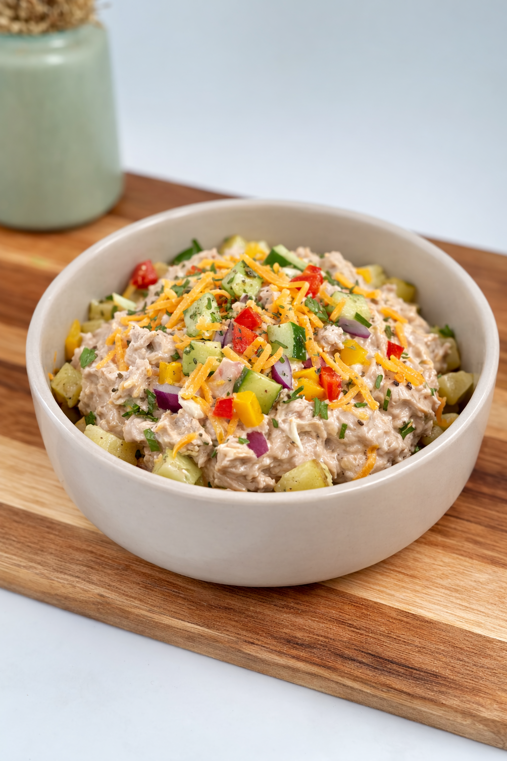 Tuna Melt Protein Spud Tub
