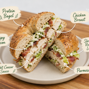 Chicken & Bacon Caesar Bagel