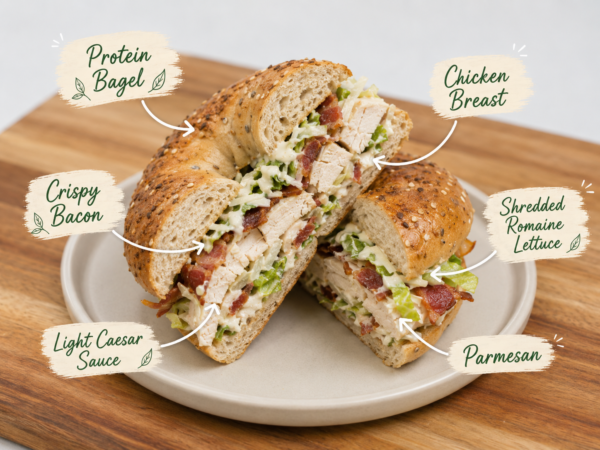 Chicken & Bacon Caesar Bagel