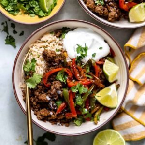 GLP Steak Fajita Rice Box