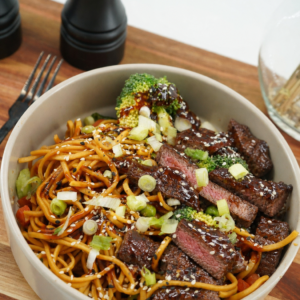 GLP Teriyaki Steak Noodles