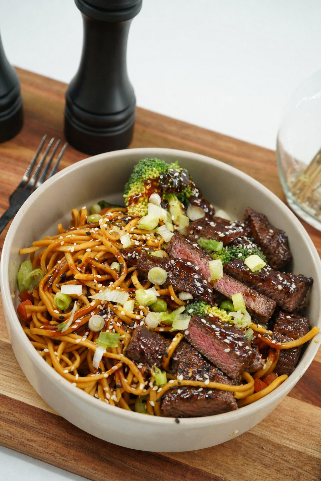 GLP Teriyaki Steak Noodles