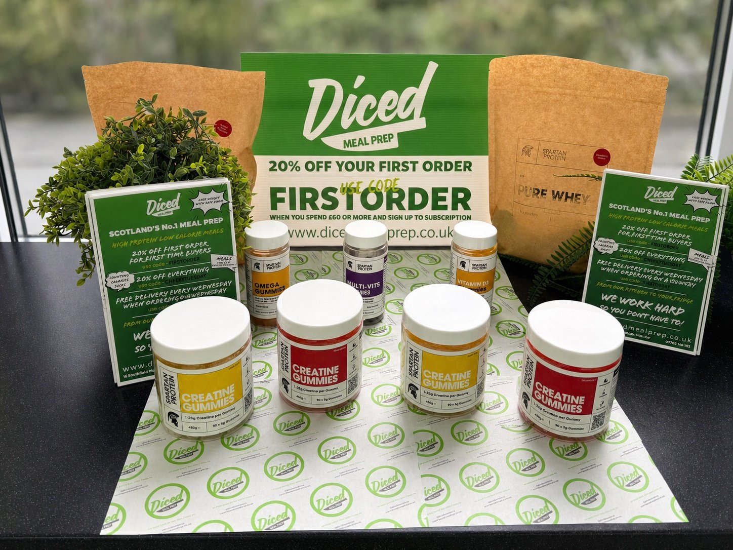 The Diced and Spartan Protein supplement range